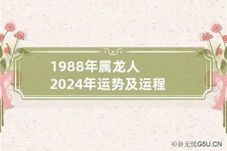 1988属龙在2024年运势