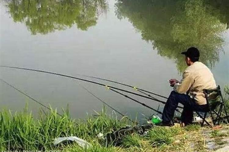 梦见在家中钓鱼
