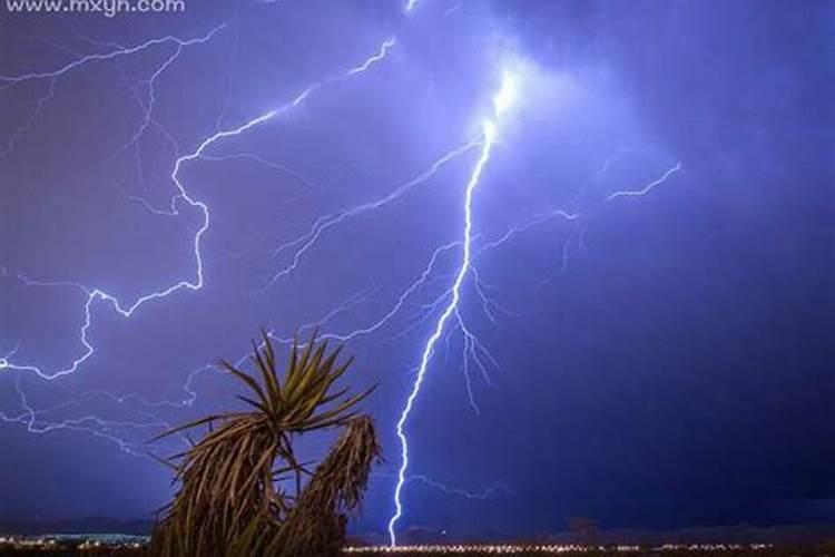 梦到雷电交加大雨滂沱