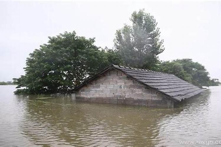 女人梦到下大暴雨水把房屋淹了