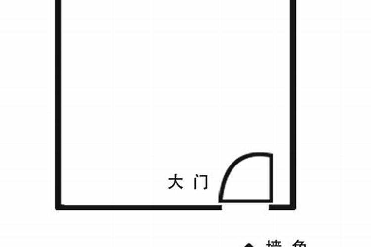 大门对墙角不是正对墙角怎么化解