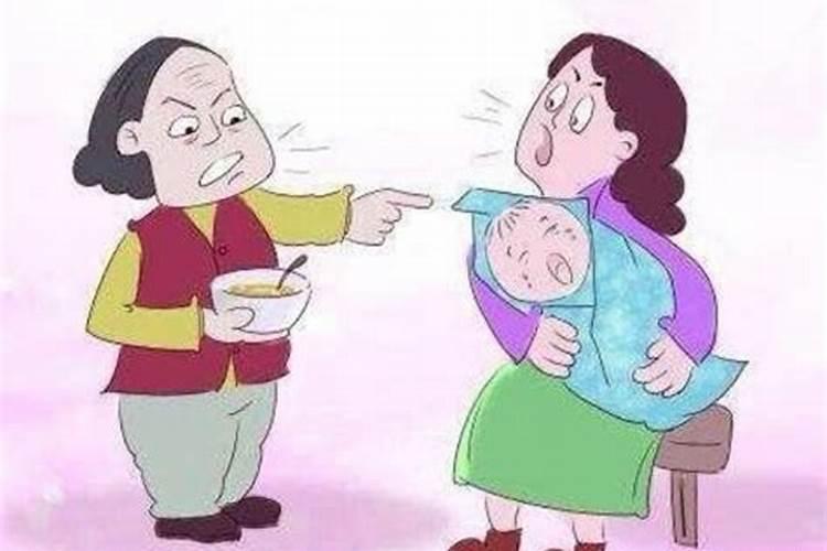 孕妇梦见婆婆和自己吵架