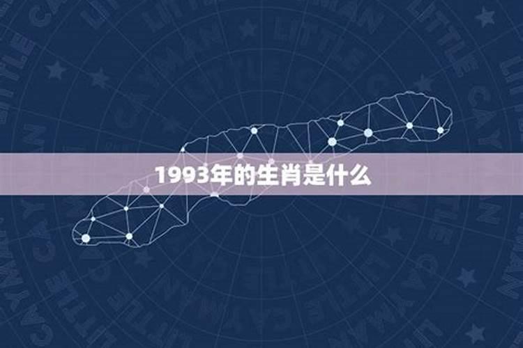 1993年是什么生肖