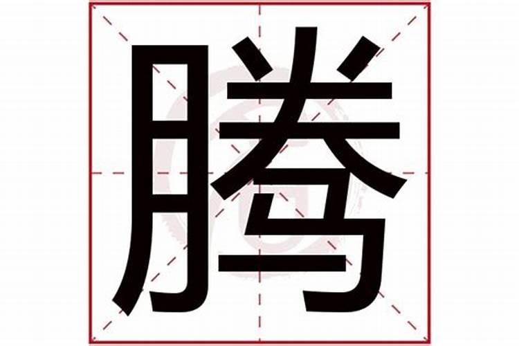 腾五行属什么字