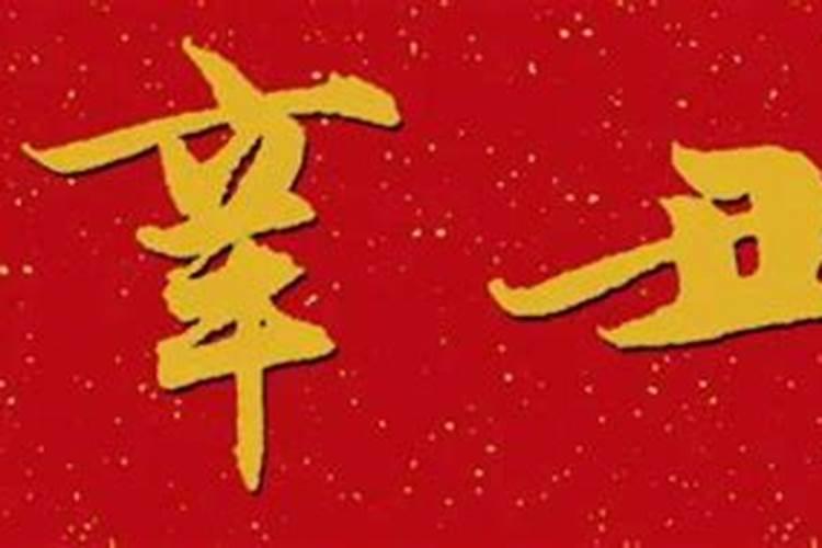 辛丑年是哪一年属什么