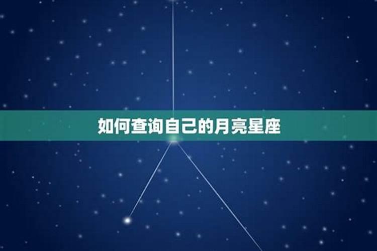 怎么查月亮星座