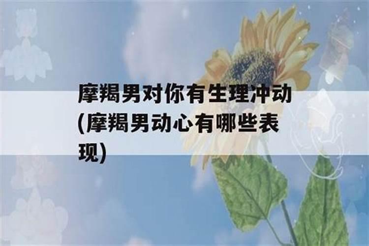 摩羯男爱你就想上你吗