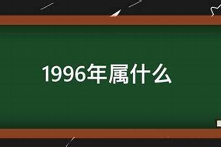 1996属什么