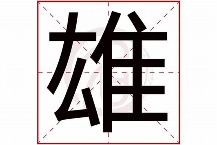 雄字属于五行属什么意思