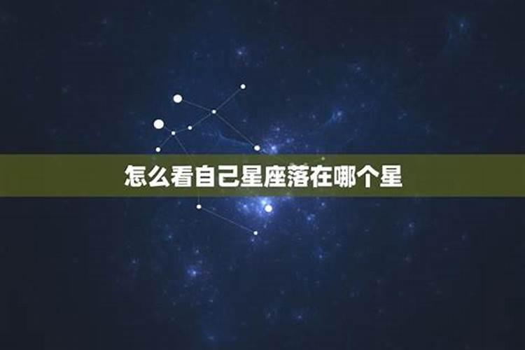 怎么看自己星座