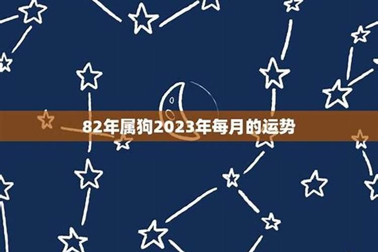 82年狗2022年每月运势势怎么样