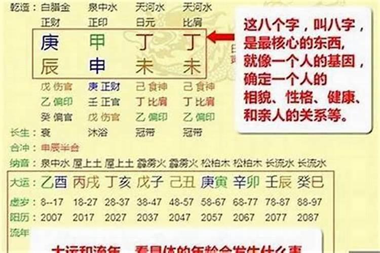 八字算流年运程 八字命理上怎么看流年大运