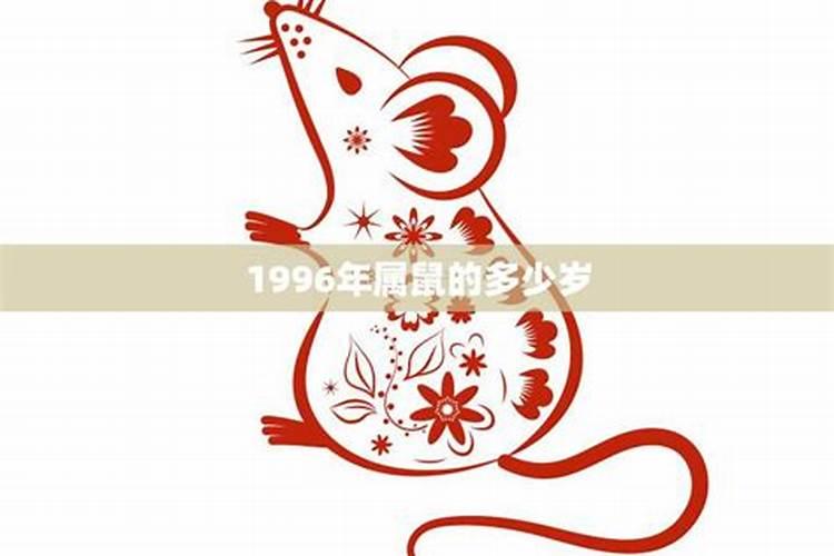 1996年属鼠今年多少岁了