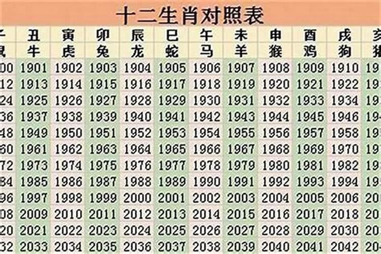 1996属什么生肖年