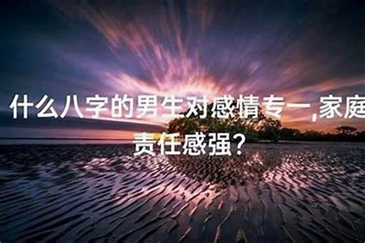 对感情专一的八字