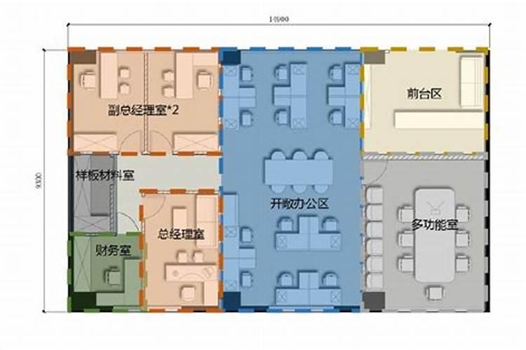 办公空间按空间组成划分5种空间