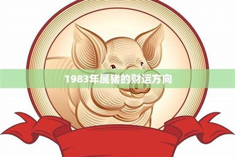 83年属猪财运在哪个方位