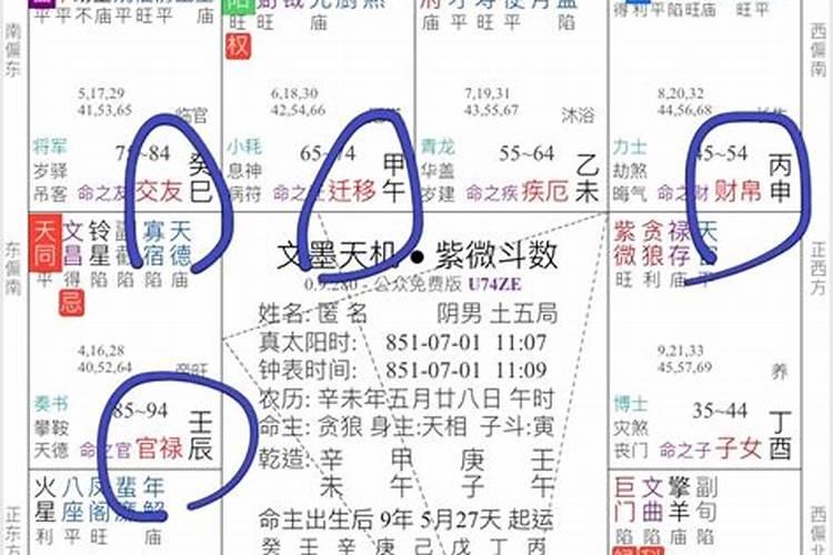 紫微命盘最重要是看什么宫位