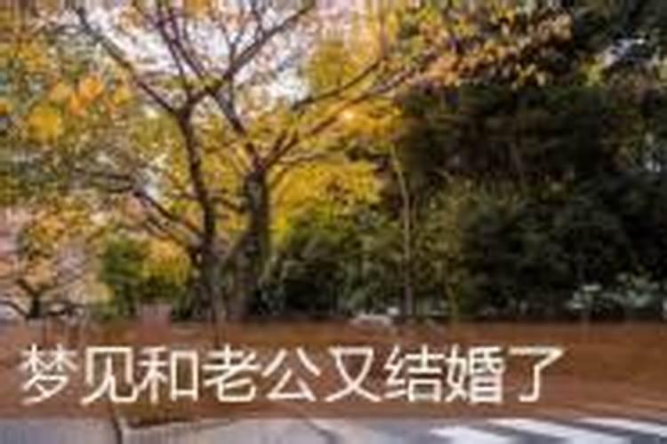 梦见和老公又举行一次婚礼了啥意思