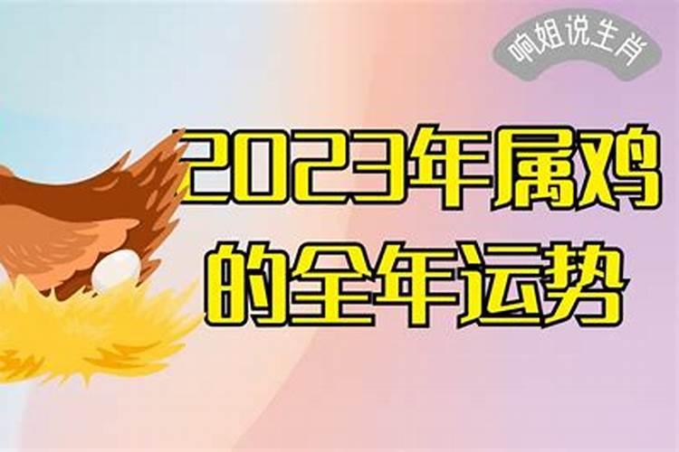 2023年属鸡的运势怎么样