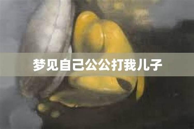 梦见我的外公打我儿子