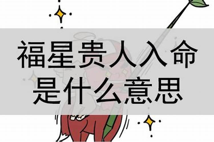 贵人星入命