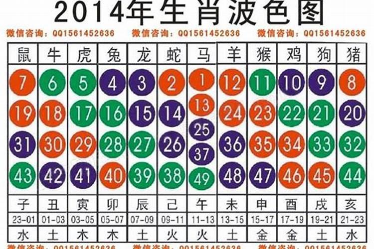 2022年十二生肖波色卡