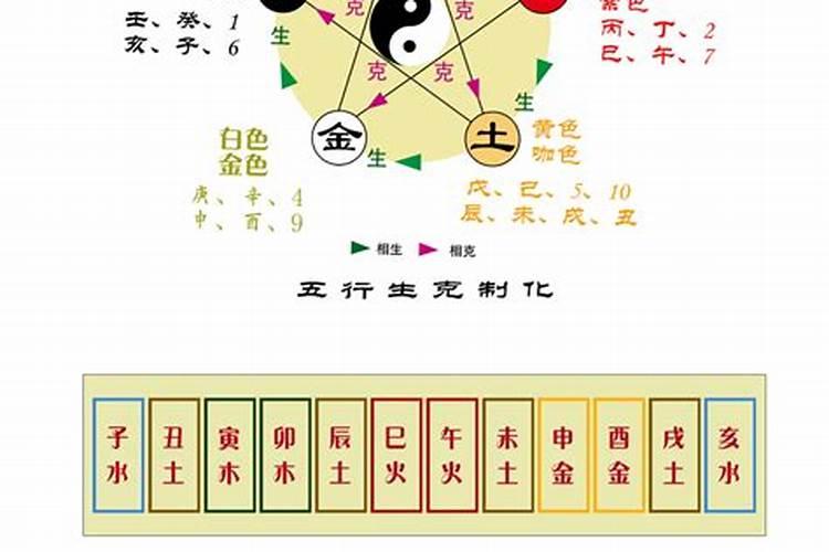 八字天干地支生克详解