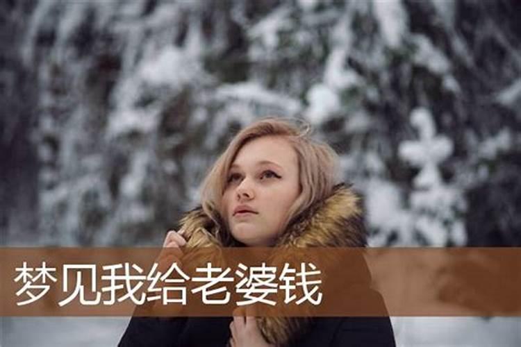 梦到离婚前夫给我钱